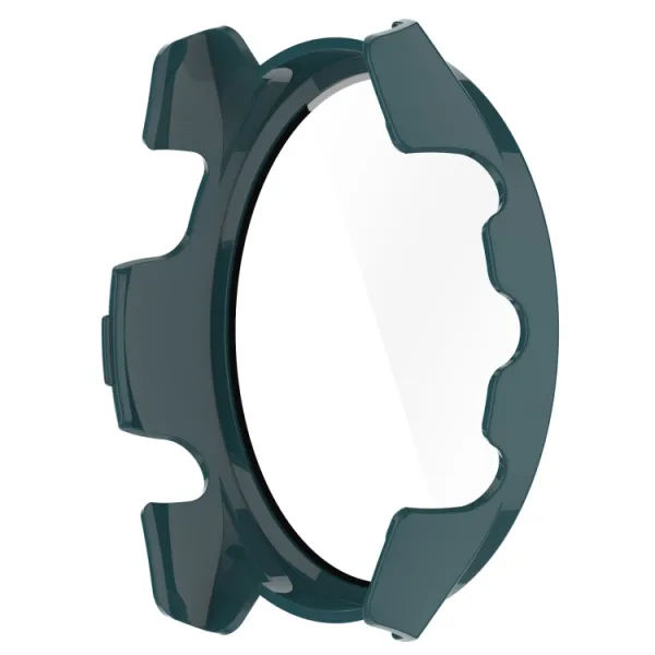 PC FULL COVER Plastový kryt so sklom Garmin Forerunner 265 zelený