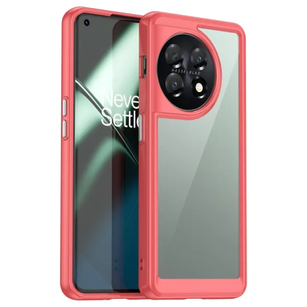 CRYSTAL Ochranný kryt pre OnePlus 11 5G červený
