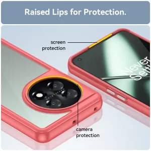 CRYSTAL Ochranný kryt pre OnePlus 11 5G červený