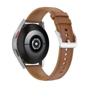 LEATHER Univerzálny kožený remienok - šírka 20mm svetlohnedý