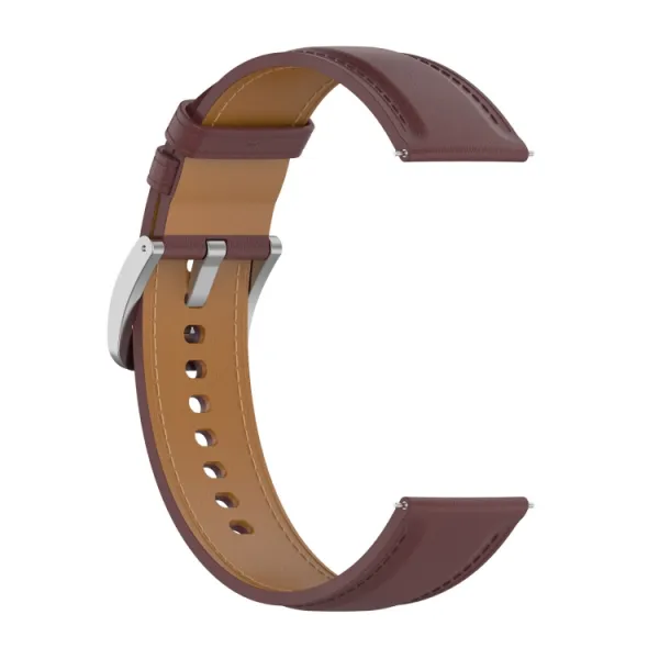 LEATHER Kožený remienok pre Xiaomi Watch 2 tmavohnedý