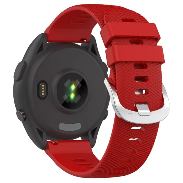 RUBBER Silikónový remienok Garmin Forerunner 265S červený
