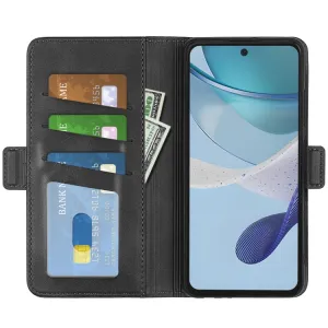 SIDE Peňaženkové puzdro pre Motorola Moto G53 5G čierne