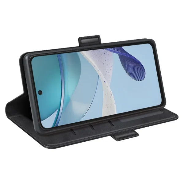 SIDE Peňaženkové puzdro pre Motorola Moto G53 5G čierne