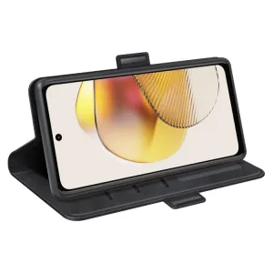 SIDE Peňaženkové puzdro pre Motorola Moto G73 5G čierne