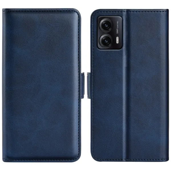 SIDE Peňaženkové puzdro pre Motorola Moto G53 5G modré