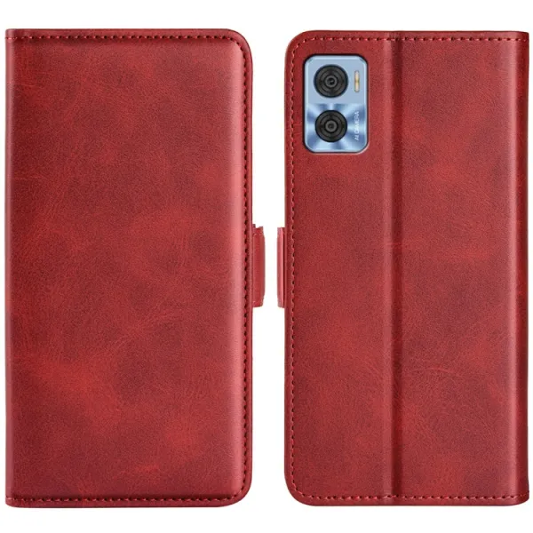 SIDE Peňaženkové puzdro pre Motorola Moto E22 / E22i červené
