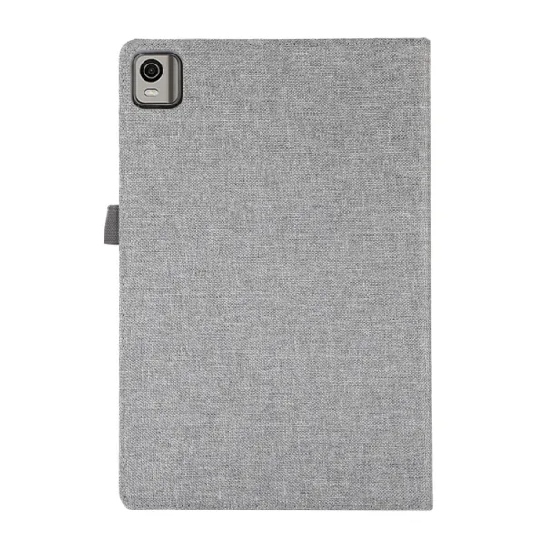 FABRIC Zaklápací obal pre Nokia T21 šedý