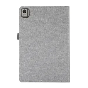 FABRIC Zaklápací obal pre Nokia T21 šedý