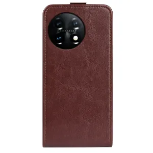 Vyklápacie puzdro OnePlus 11 5G hnedé