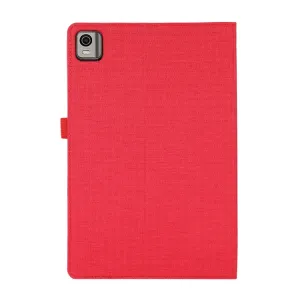 FABRIC Zaklápací obal pre Nokia T21 červený