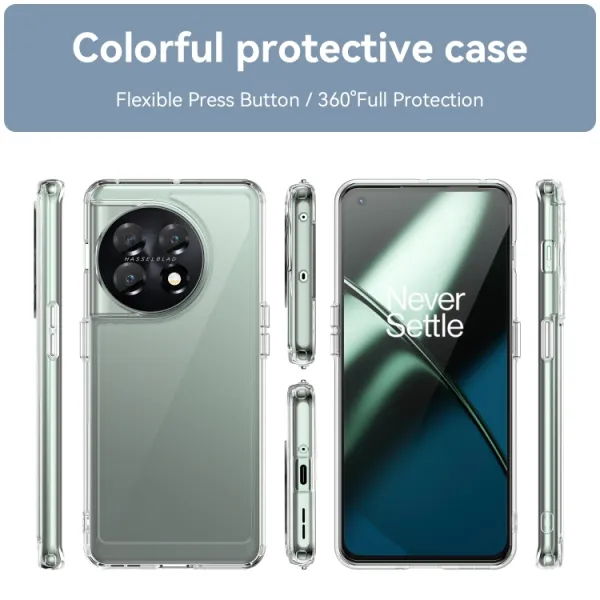 CRYSTAL Ochranný kryt pre OnePlus 11 5G priehľadný