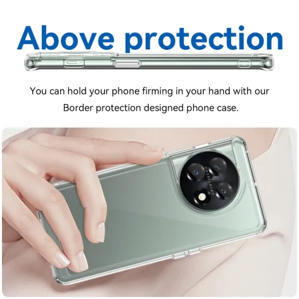 CRYSTAL Ochranný kryt pre OnePlus 11 5G priehľadný