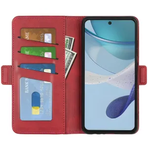 SIDE Peňaženkové puzdro pre Motorola Moto G53 5G červené