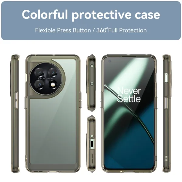CRYSTAL Ochranný kryt pre OnePlus 11 5G šedý
