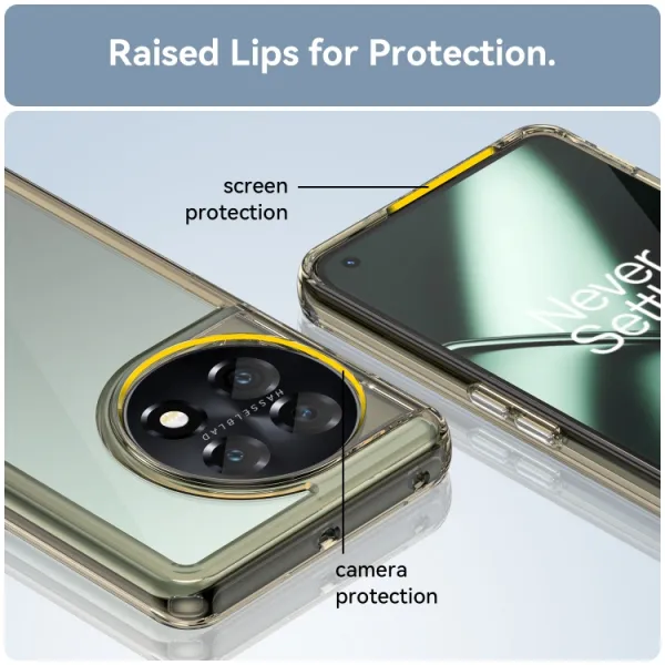 CRYSTAL Ochranný kryt pre OnePlus 11 5G šedý