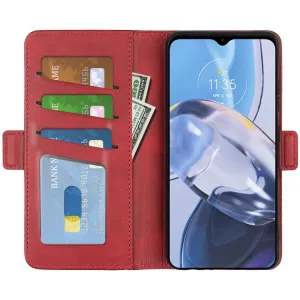 SIDE Peňaženkové puzdro pre Motorola Moto E22 / E22i červené