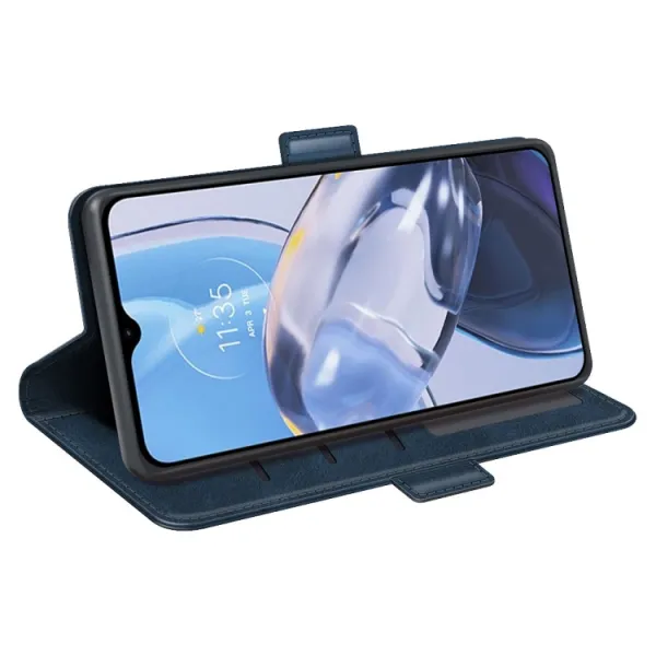 SIDE Peňaženkové puzdro pre Motorola Moto E22 / E22i modré