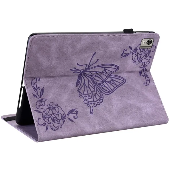 ART BUTTERFLY Zaklápacie puzdro Nokia T21 fialové