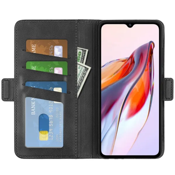 SIDE Peňaženkové puzdro pre Xiaomi Redmi 12C čierne