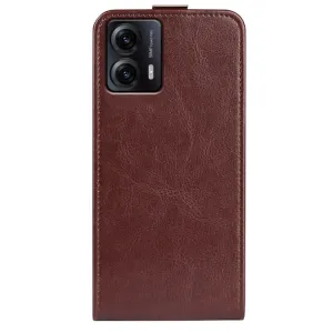 Vyklápacie puzdro Motorola Moto G53 5G hnedé