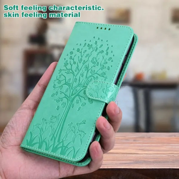 ART DEER Peňaženkový kryt Samsung Galaxy S23 Plus 5G zelený