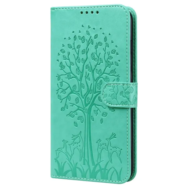 ART DEER Peňaženkový kryt Samsung Galaxy S23 Plus 5G zelený