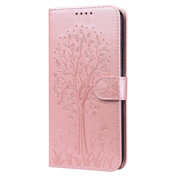 ART DEER Peňaženkový kryt Samsung Galaxy S23 Plus 5G ružový