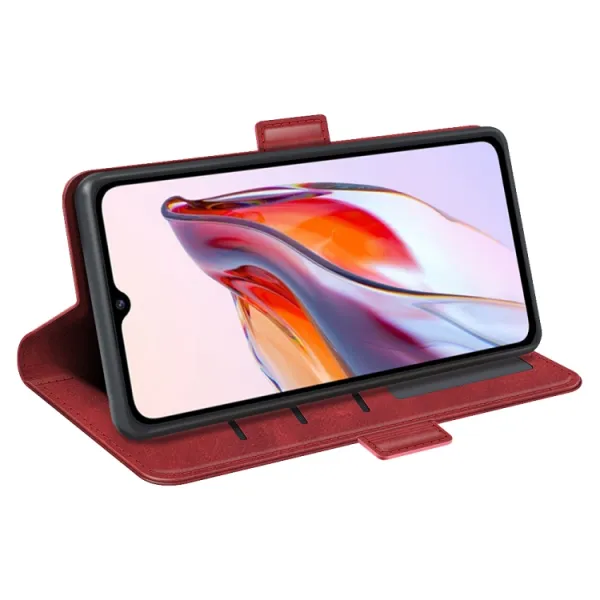 SIDE Peňaženkové puzdro pre Xiaomi Redmi 12C červené