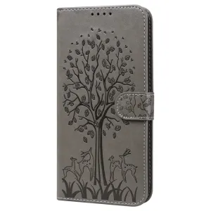 ART DEER Peňaženkový kryt Samsung Galaxy S23 Plus 5G šedý