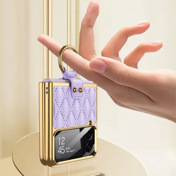 GKK NIKKI Kryt s držiakom Samsung Galaxy Z Flip4 5G modrý