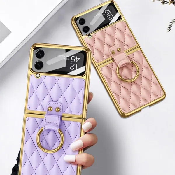 GKK NIKKI Kryt s držiakom Samsung Galaxy Z Flip4 5G modrý