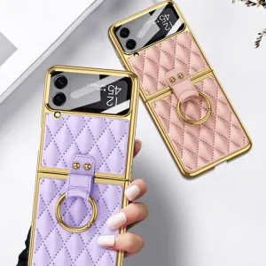 GKK NIKKI Kryt s držiakom Samsung Galaxy Z Flip4 5G modrý