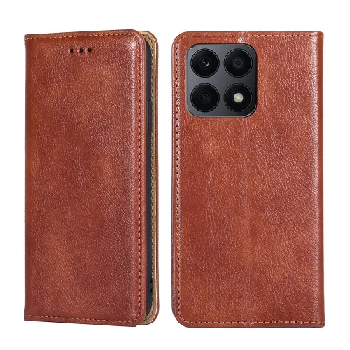 MAGNETIC Zaklápací kryt pre Honor X8a hnedý