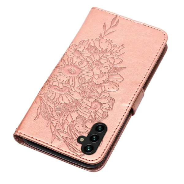 ART BUTTERFLY Peňaženkový kryt Samsung Galaxy A54 5G ružový