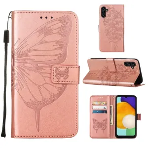 ART BUTTERFLY Peňaženkový kryt Samsung Galaxy A54 5G ružový