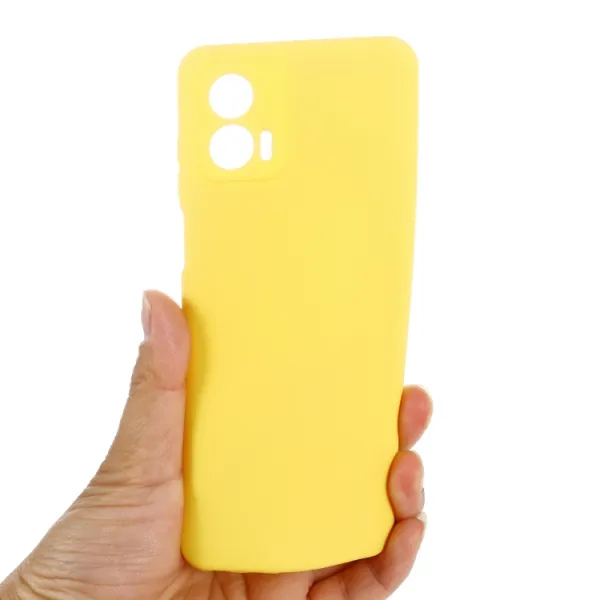 RUBBER Ochranný kryt pre Motorola Moto G73 5G žltý