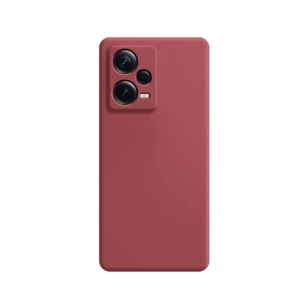 RUBBER Ochranný kryt pre Xiaomi Redmi Note 12 5G červený