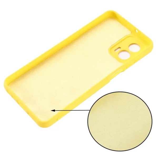 RUBBER Ochranný kryt pre Motorola Moto G73 5G žltý