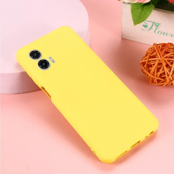 RUBBER Ochranný kryt pre Motorola Moto G73 5G žltý