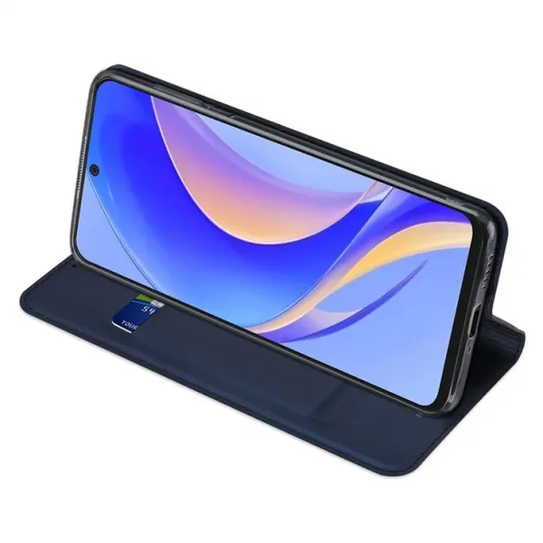 DUX Peňaženkový kryt Huawei nova Y90 modrý