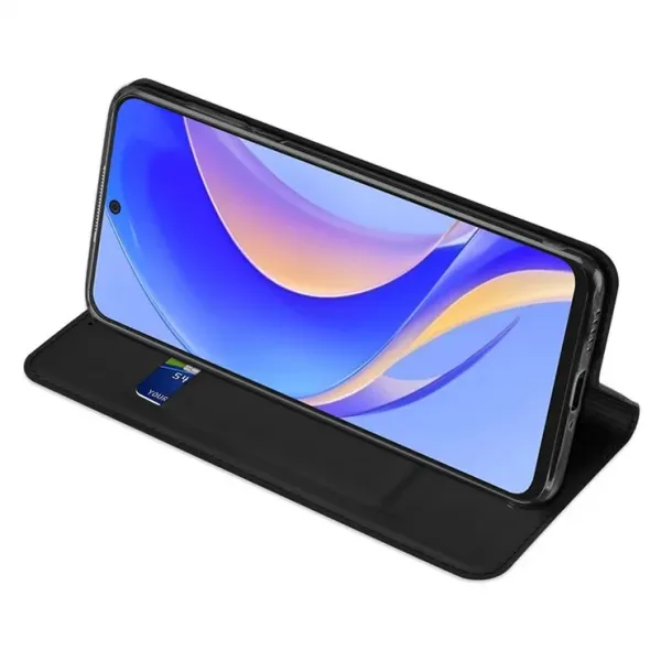 DUX Peňaženkový kryt Huawei nova Y90 čierny