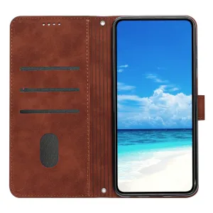 ART SMILE Peňaženkový obal s remienkom pre Xiaomi Redmi Note 13 hnedý