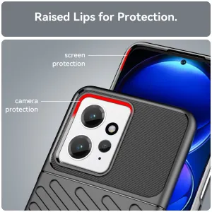 THUNDER Ochranný kryt Xiaomi Redmi Note 12 čierny