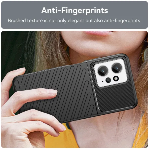 THUNDER Ochranný kryt Xiaomi Redmi Note 12 čierny