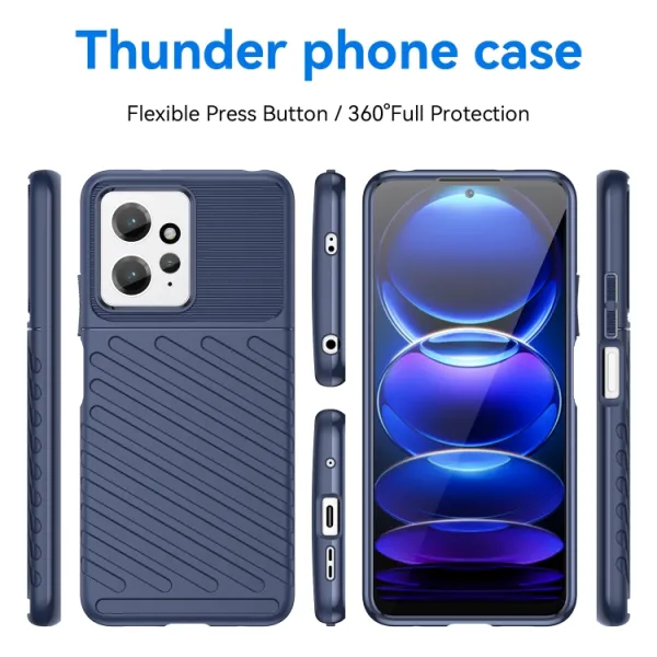 THUNDER Ochranný kryt Xiaomi Redmi Note 12 modrý