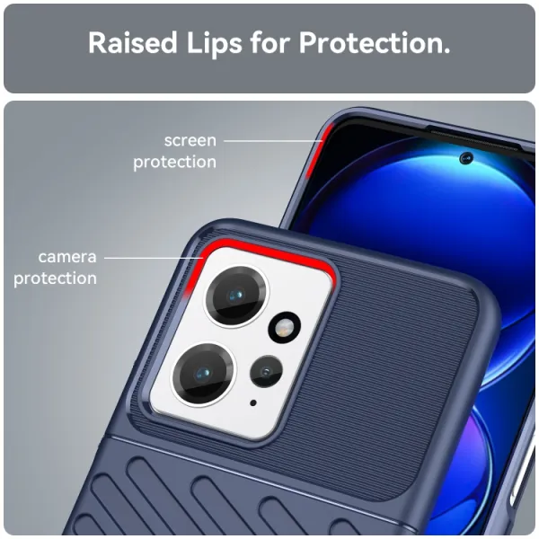 THUNDER Ochranný kryt Xiaomi Redmi Note 12 modrý