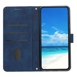 ART SMILE Peňaženkový obal s remienkom pre Xiaomi Redmi Note 13 Pro modrý
