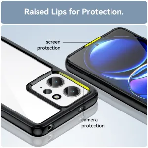 CRYSTAL Ochranný kryt pre Xiaomi Redmi Note 12 čierny