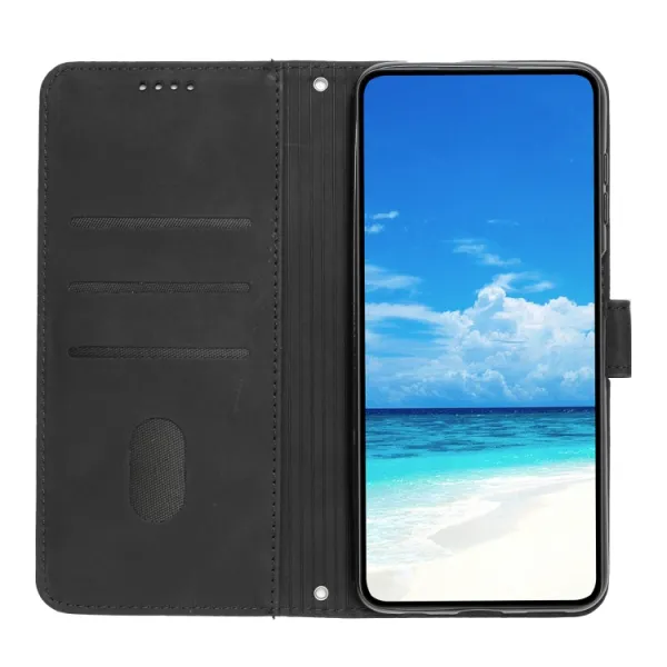 ART SMILE Peňaženkový obal s remienkom pre Infinix Zero 30 5G čierny